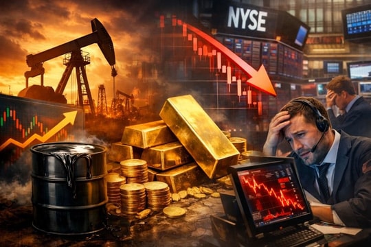 Thị trường ngày 24/2: Dầu lập đỉnh 6 tháng, vàng đảo chiều, chứng khoán chao đảo