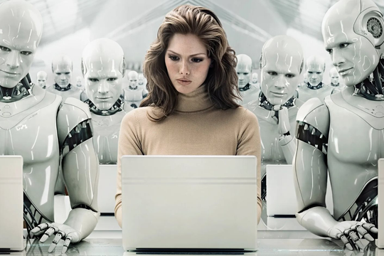 Viễn cảnh đồng nghiệp toàn robot AI đã ở rất gần