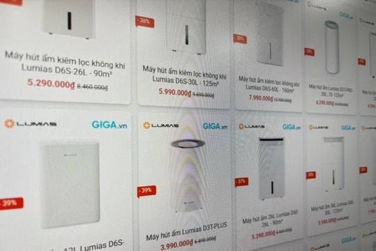 Miền Bắc bước vào cao điểm nồm ẩm, máy hút ẩm giá mềm lên ngôi