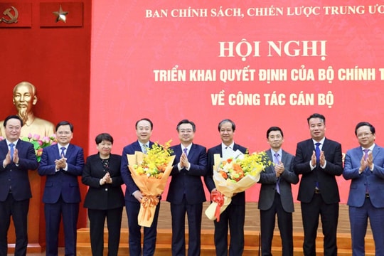 Ông Nguyễn Kim Sơn, Nguyễn Sỹ Hiệp giữ chức Phó ban Chính sách, chiến lược Trung ương