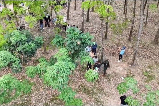 Phát hiện hơn 80 người tập trung tại một khu đất  trống, công an sử dụng công nghệ cao vào cuộc