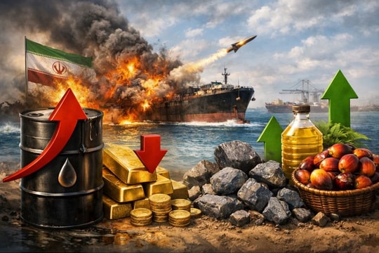 Thị trường ngày 12/3: Giá dầu lại tăng vọt vì Iran tấn công tàu, vàng hồi phục bất thành, quặng sắt và dầu cọ đi lên