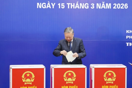 Gần 79 triệu cử tri cả nước đi bầu cử