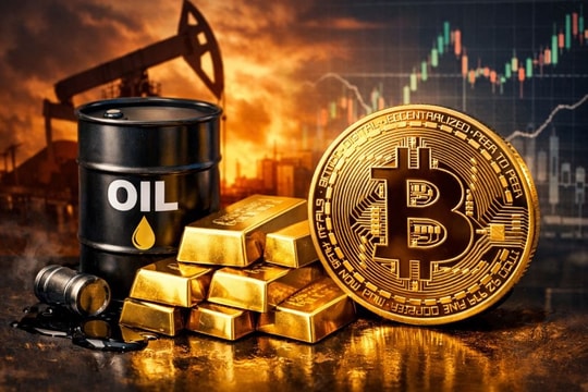 Thị trường ngày 16/3: Giá dầu nóng, giá vàng nguội, bitcoin tăng do “cá voi” trở lại