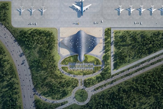 Chiêm ngưỡng nhà ga VIP quy mô 8.500 m² do Sun Group đầu tư lấy cảm hứng từ loài cá đại bàng biển
