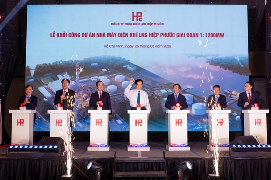 Nhà máy điện LNG Hiệp Phước 19.000 tỷ chính thức khởi công, ký Hợp đồng mua bán điện (PPA)