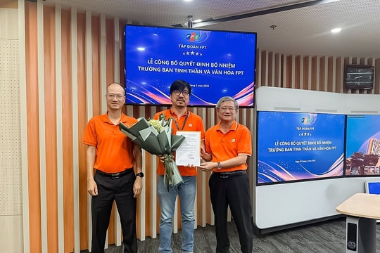 "Giáo sư Xoay" Đinh Tiến Dũng được bổ nhiệm vị trí Trưởng ban Tinh thần và Văn hóa FPT 