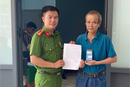 Người đàn ông chuyển tiền vào tài khoản Vietcombank đuôi số 1016: Công an lập tức vào cuộc thu hồi bằng biện pháp nghiệp vụ 