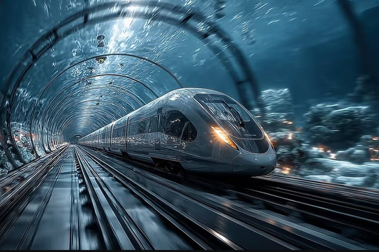 Trung Quốc sắp hoàn thành đường hầm dài kỷ lục cho dự án tàu cao tốc chạy 350km/h dưới lòng sông