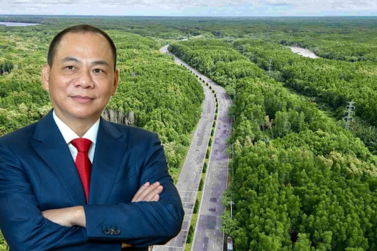 Vingroup của tỷ phú Phạm Nhật Vượng muốn chi 19.000 tỷ mở rộng tuyến đường xuyên rừng ngập mặn đẹp nhất cả nước, nối thẳng đại đô thị 10 tỷ USD lên 10 làn