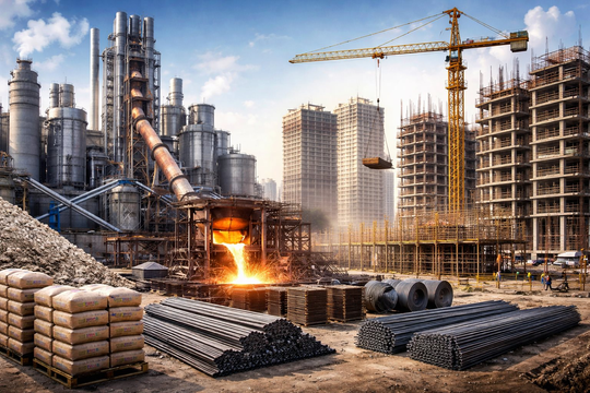 Tăng trưởng công nghiệp “giữ nhịp” nhờ xây dựng, nhưng rủi ro vẫn bủa vây