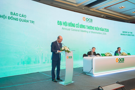 ĐHĐCĐ OCB: Mục tiêu lợi nhuận 2026 tăng 39% so với năm 2025, đạt 6.960 tỷ đồng; tăng vốn điều lệ lên trên 30.600 tỷ