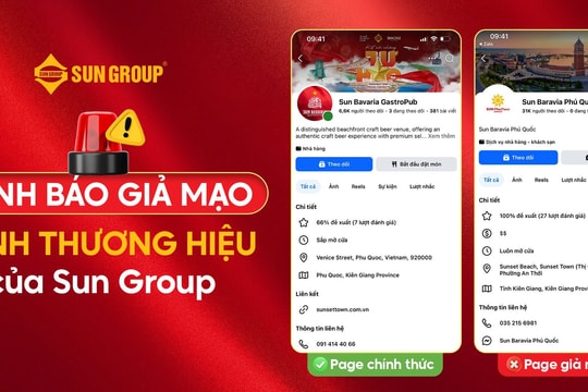 Sun Group cảnh báo giả mạo kênh du lịch, nghỉ dưỡng, tuyển dụng