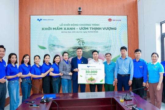 Meey Group khởi động chương trình “Khởi mầm xanh - Ươm thịnh vượng” tại Lào Cai