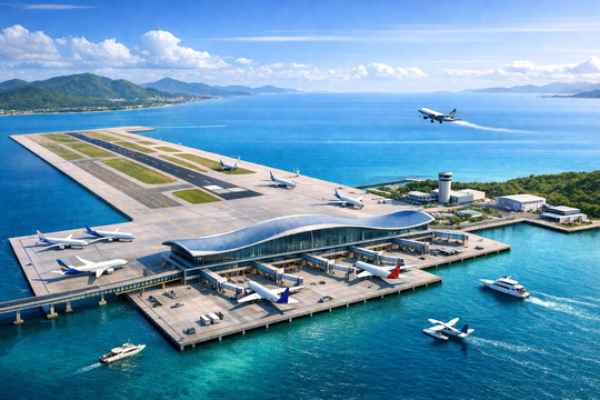 Sẽ xây dựng sân bay trên mặt nước đầu tiên ở Việt Nam