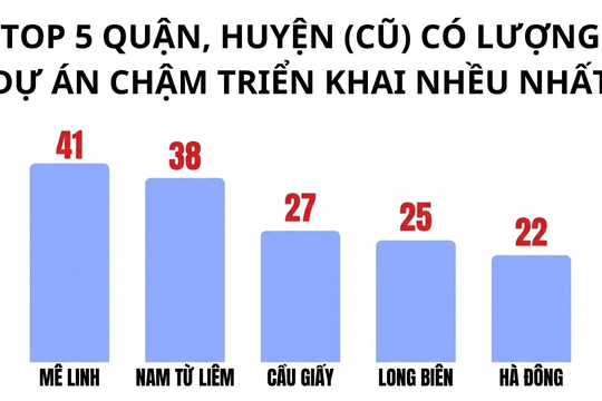 Bóc 341 dự án "đắp chiếu" tại Hà Nội: Mê Linh dẫn đầu số lượng dự án, hàng loạt doanh nghiệp đình đám Viglacera, Geleximco, Nam Cường, Sudico...bị điểm tên
