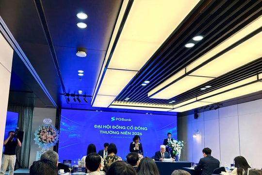 Đại hội cổ đông PGBank 2026: Kế hoạch lợi nhuận tăng gấp đôi, trả cổ tức 7,5%