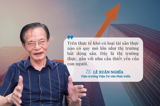 TS. Lê Xuân Nghĩa: Bất động sản "không ảo" như những kênh đầu tư khác
