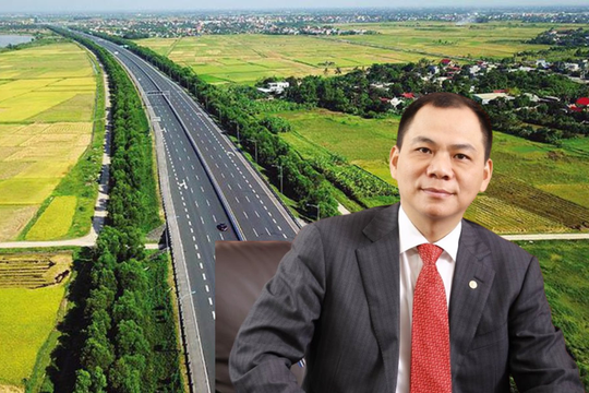 Tin vui tại dự án cao tốc 124 km do liên danh Vingroup của tỷ phú Phạm Nhật Vượng đầu tư
