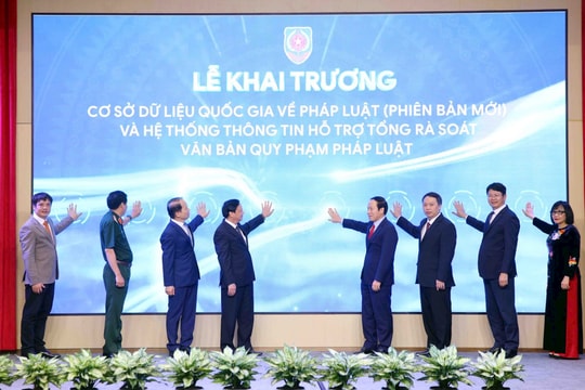 Bộ Tư pháp kiện toàn hạ tầng số và dữ liệu, sẵn sàng cho cuộc tổng rà soát văn bản quy phạm pháp luật toàn quốc
