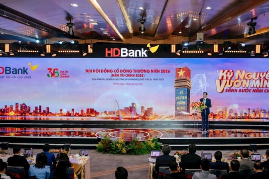 ĐHĐCĐ HDBank 2026: Lợi nhuận kế hoạch tăng 41%, quy mô tiệm cận 1,2 triệu tỷ đồng, mở rộng hợp tác quốc tế và phát hành riêng lẻ thu hút nhà đầu tư nước ngoài