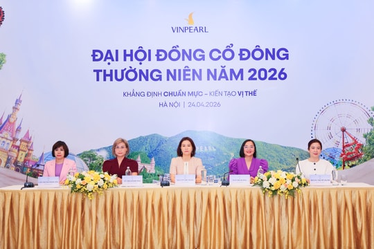 ĐHĐCĐ Vinpearl: Kế hoạch doanh thu năm 2026 kỷ lục, lợi nhuận tăng 172%, chào bán tối đa 100 triệu cổ phiếu ưu đãi giá 80.000 đồng/cp