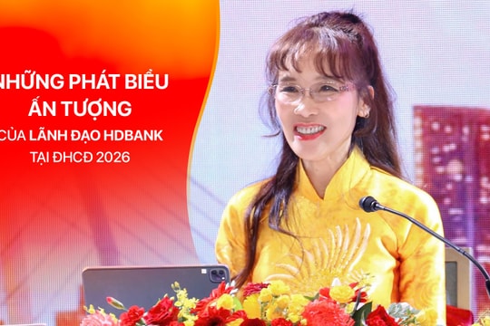 Những phát biểu ấn tượng của Ban lãnh đạo HDBank tại ĐHCĐ 2026
