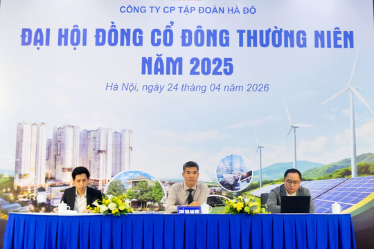 ĐHCĐ Hà Đô:  Công ty luôn sẵn tiền mặt để mua lại các dự án bất động sản tốt