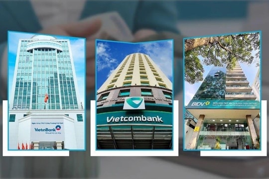 Vietcombank, VietinBank và BIDV sẽ dùng gần 50.000 tỷ để trả cổ tức năm 2025