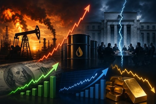 Thị trường ngày 30/4: Dầu tăng vọt vì Trung Đông, Fed chia rẽ sâu sắc, đồng USD và lợi suất cùng tăng, vàng suy yếu