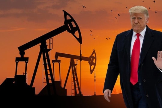Tổng thống Mỹ Donald Trump lại phát tín hiệu, giá dầu thế giới lập tức lao dốc không phanh 
