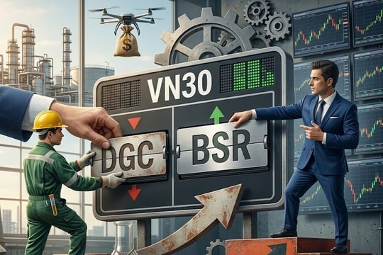 HOSE gạch tên DGC khỏi rổ VN30: BSR chính thức thay thế từ 13/5