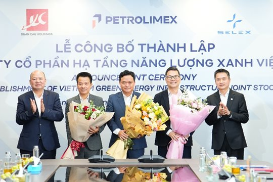 Petrolimex, Xuân Cầu Holdings và Selex Motors bắt tay thành lập liên doanh phát triển hạ tầng năng lượng xanh