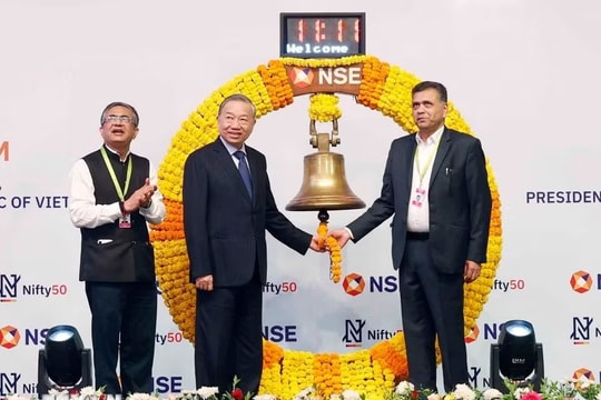 Thăm nơi nắm giữ 5.000 tỷ USD ở Ấn Độ, Tổng Bí thư, Chủ tịch nước Tô Lâm thực hiện nghi thức đặc biệt