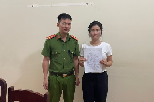 Công an xã Đồng Lương nhanh chóng hỗ trợ người dân nhận lại tiền chuyển khoản nhầm