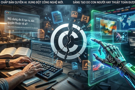 Người dùng hay AI là “tác giả”? Cuộc chiến bản quyền thời đại trí tuệ nhân tạo bắt đầu nóng lên