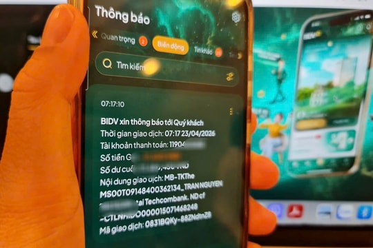 Người thường xuyên thực hiện những giao dịch chuyển khoản sau có thể được ngân hàng mời làm việc vì nghi liên quan đến lừa đảo