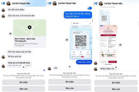 Tất cả người dân có giao dịch chuyển khoản với nội dung sau, cần lập tức trình báo công an 