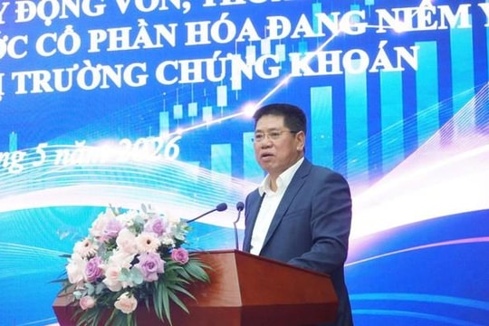 Cục trưởng Cục Phát triển DNNN: Huy động vốn qua thị trường chứng khoán là một kênh quan trọng đối với DNNN đã cổ phần hoá