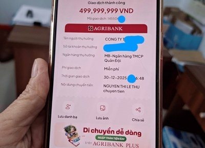 Phát sinh giao dịch chuyển khoản chứa nội dung hoặc ký tự sau, người dân cần trình báo công an ngay