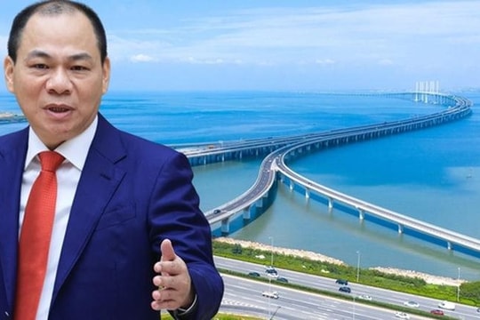 Chỉ hơn 1 tháng nữa, Vingroup của tỷ phú Phạm Nhật Vượng sẽ khởi công siêu dự án vượt biển chưa từng có hơn 92.000 tỷ đồng, đồng thời đề xuất điều chỉnh quy mô 