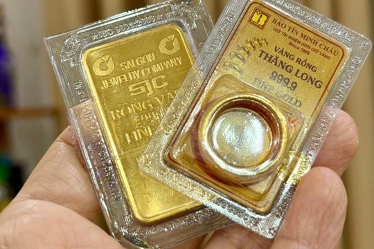 Giá vàng nhẫn trơn, vàng miếng sáng 18/5