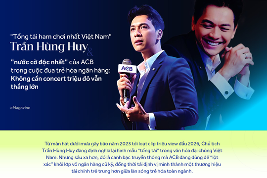 "Tổng tài ham chơi nhất Việt Nam" Trần Hùng Huy và "nước cờ độc nhất" của ACB trong cuộc đua trẻ hóa ngân hàng: Không cần concert triệu đô vẫn thắng lớn