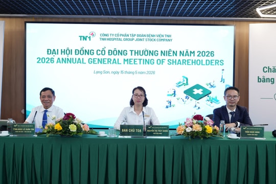 ĐHCĐ TNH: Ngừng mở rộng đầu tư mới, tập trung khai thác 4 bệnh viện hiện hữu