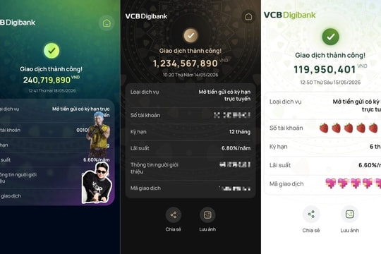 Tràn ngập ảnh giao dịch tiết kiệm từ 5 triệu đến hàng tỷ đồng tại Vietcombank trên khắp các mạng xã hội: Chuyện gì đang xảy ra? 