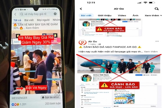 Cảnh báo nóng đến những ai hay đặt vé máy bay giá rẻ qua Facebook, Zalo