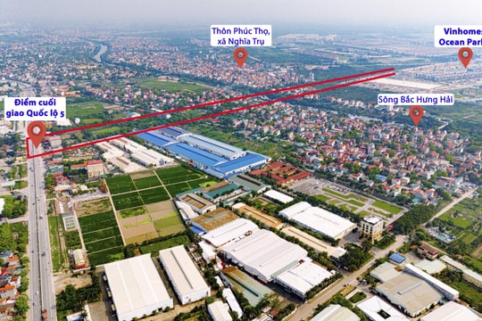 Sắp có thêm tuyến đường 1.500 tỷ, kết nối 2 siêu đô thị 3 tỷ USD của Vinhomes
