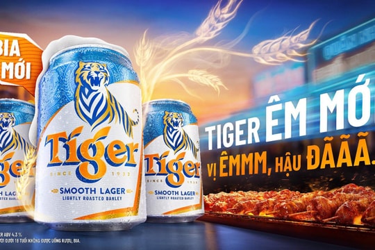 Tiger beer ra mắt Tiger êm mới – “vị êmmm, hậu đãaa…!"