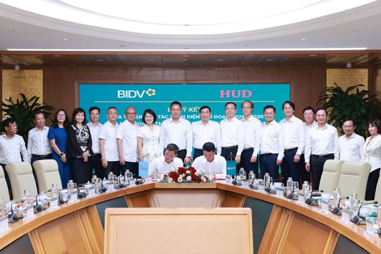 BIDV và HUD tăng cường hợp tác hướng tới phát triển bền vững