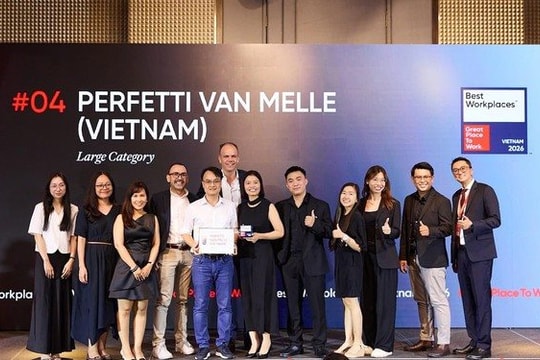 Perfetti Van Melle Việt Nam ghi danh Top 4 nơi làm việc xuất sắc hàng đầu Việt Nam 2026